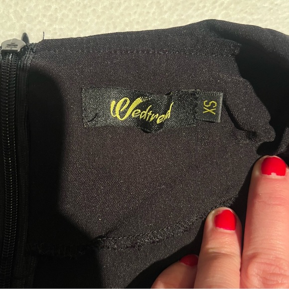 Vintage 1950s Black Dress - Picture 4 of 5